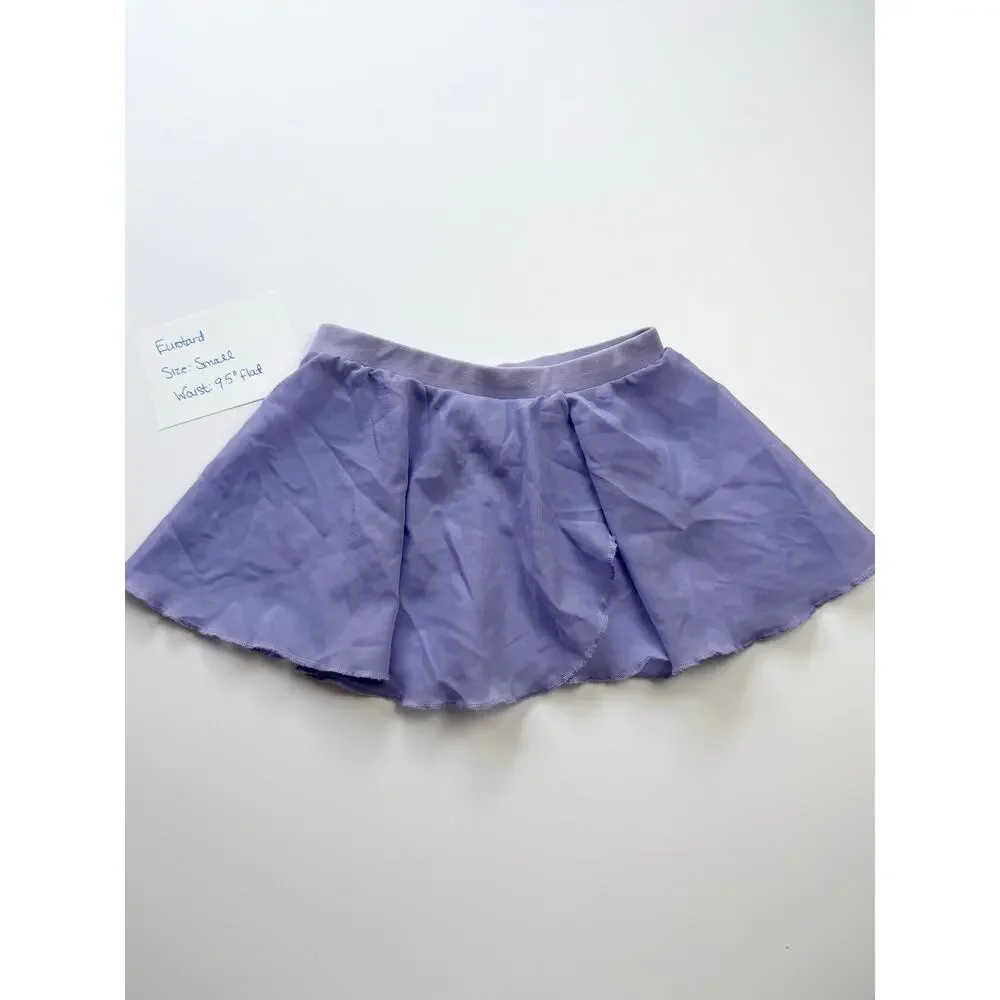 Eurotard Girls Lavender Ballet Wrap Skirt Child Small Dance